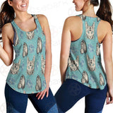 Seamless Pattern In Tatto Art SDN-1039 Women Tank Top