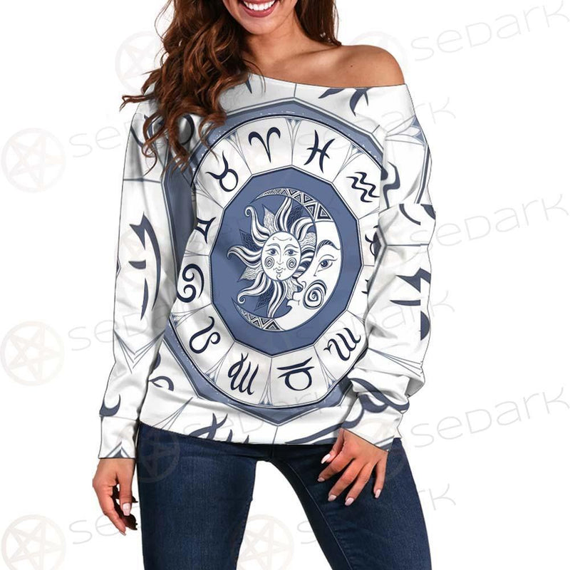 The Sun And The Moon SDN-1040 Off Shoulder Sweaters