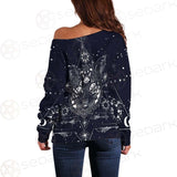 The Masonic Tattoo SDN-1043 Off Shoulder Sweaters