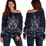 The Masonic Tattoo SDN-1043 Off Shoulder Sweaters