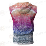 Magic Mandala SDN-1045 Zip Sleeveless Hoodie