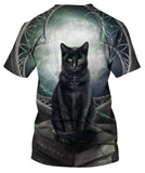 Pretty Stuff Balck Cat Familiar T-Shirt