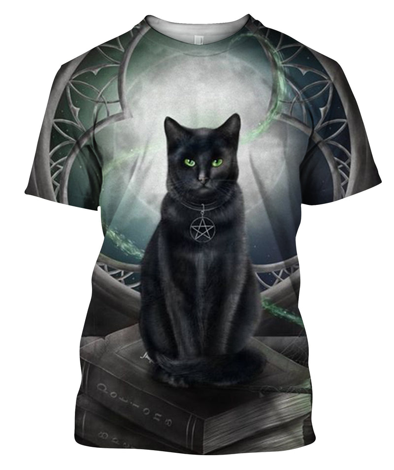 Pretty Stuff Balck Cat Familiar T-Shirt