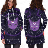 Moon On Night Sky SDN-1049 Hoodie Dress