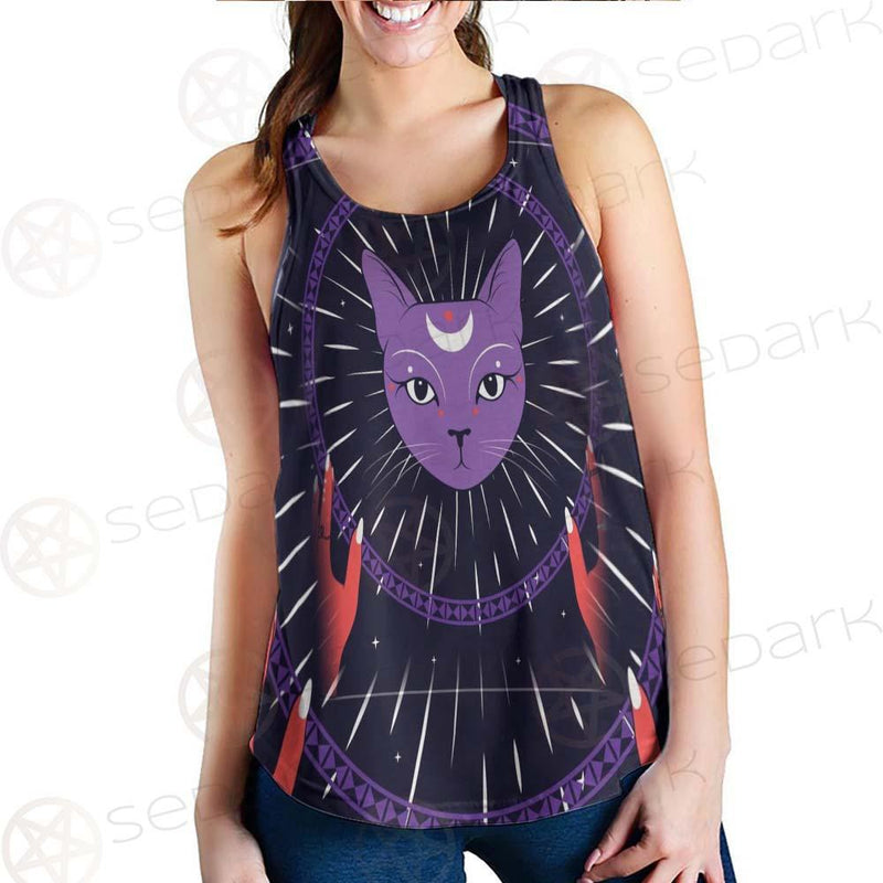 Moon On Night Sky SDN-1049 Women Tank Top