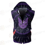 Moon On Night Sky SDN-1049 Zip Sleeveless Hoodie