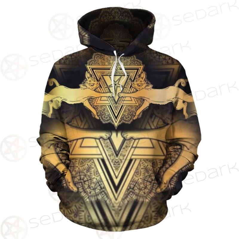 Jumping Silhouette Portrait SDN-1051 Hoodie & Zip-up Hoodie