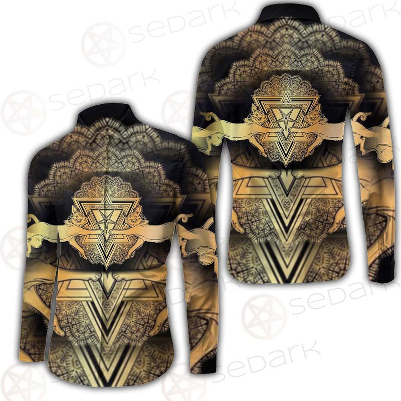 Jumping Silhouette Portrait SDN-1051 Shirt Allover