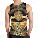 Jumping Silhouette Portrait SDN-1051 Men Tank-tops