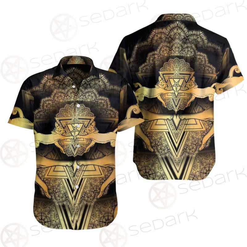 Jumping Silhouette Portrait SDN-1051 Shirt Allover