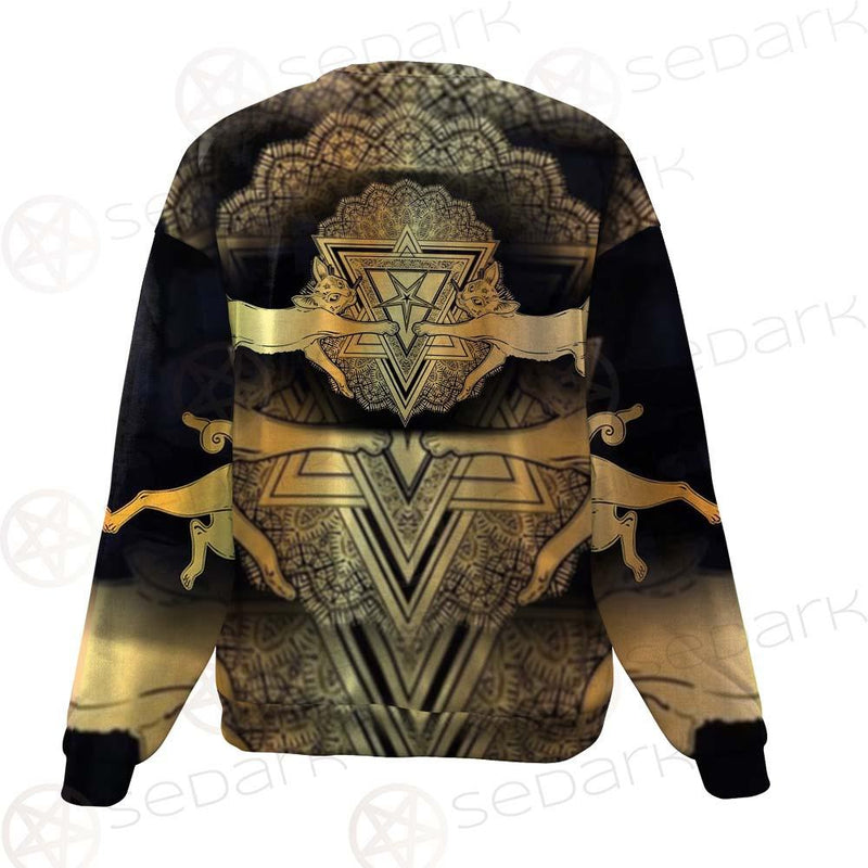 Jumping Silhouette Portrait SDN-1051 Unisex Sweatshirt