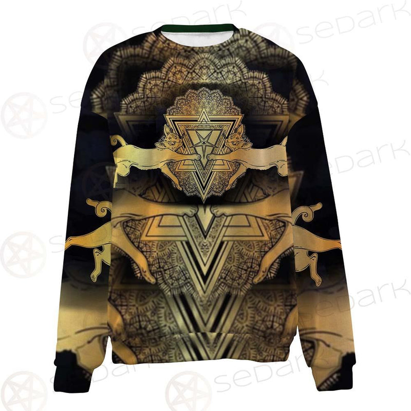 Jumping Silhouette Portrait SDN-1051 Unisex Sweatshirt