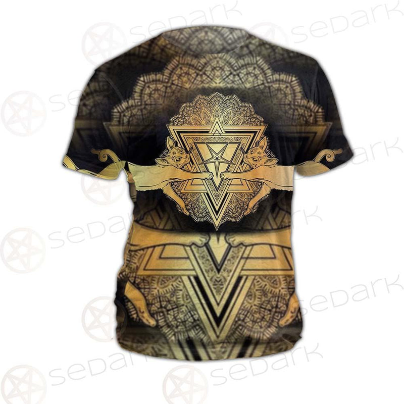 Jumping Silhouette Portrait SDN-1051 Unisex T-shirt