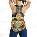 Jumping Silhouette Portrait SDN-1051 Women Tank Top