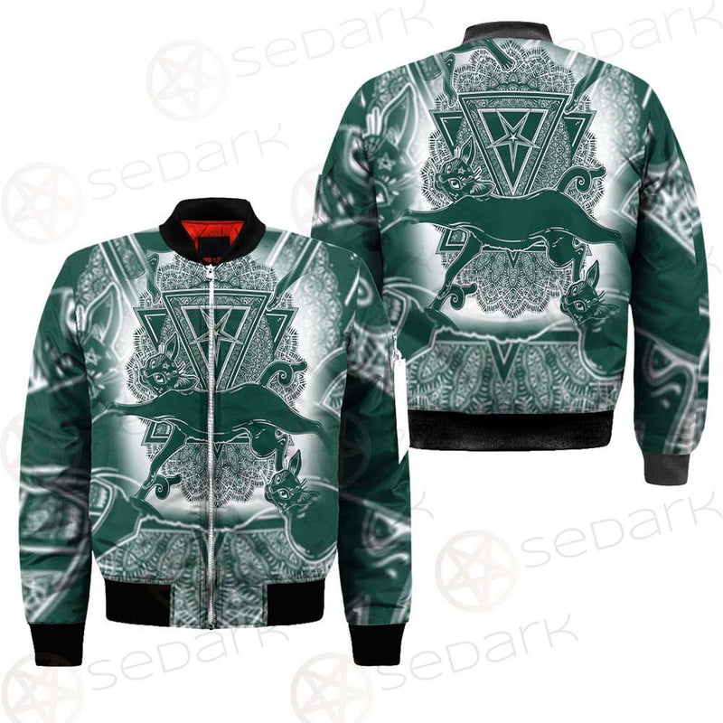 Cat Jumping Seamless Pattern SDN-1052 Jacket