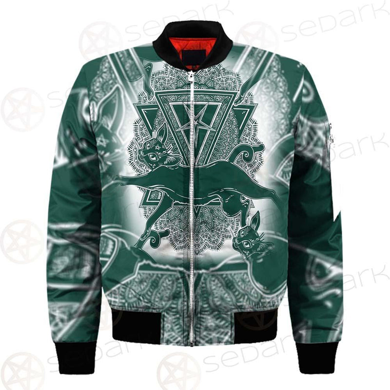 Cat Jumping Seamless Pattern SDN-1052 Jacket