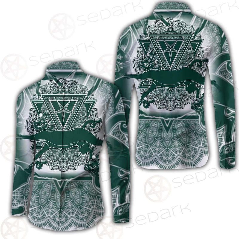 Cat Jumping Seamless Pattern SDN-1052 Shirt Allover