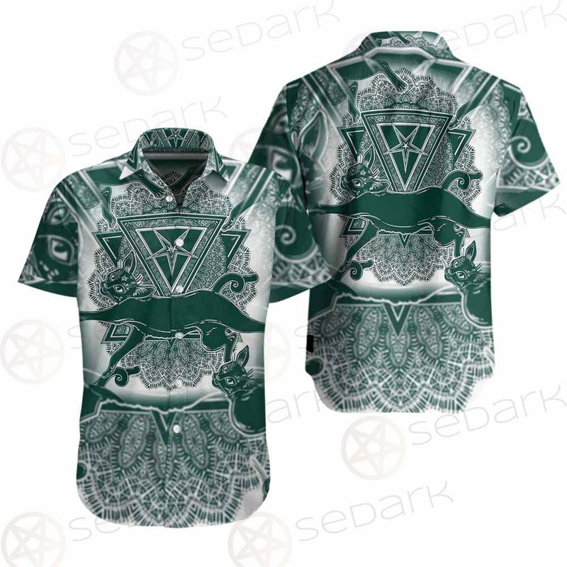 Cat Jumping Seamless Pattern SDN-1052 Shirt Allover