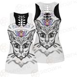 Cat Head Portrait With A Crown SDN-1053 Women Tank Top