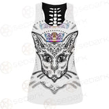 Cat Head Portrait With A Crown SDN-1053 Women Tank Top