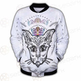 Cat Head Portrait With A Crown SDN-1053 Button Jacket