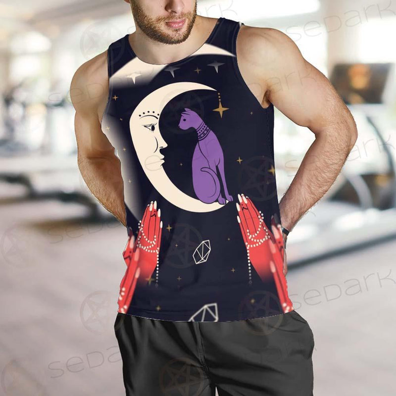 I Am A Moonchild Text SDN-1055 Men Tank-tops