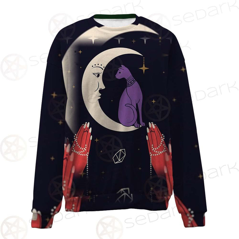 I Am A Moonchild Text SDN-1055 Unisex Sweatshirt