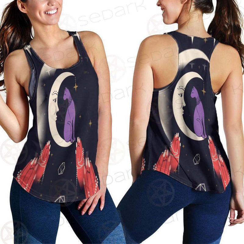 I Am A Moonchild Text SDN-1055 Women Tank Top