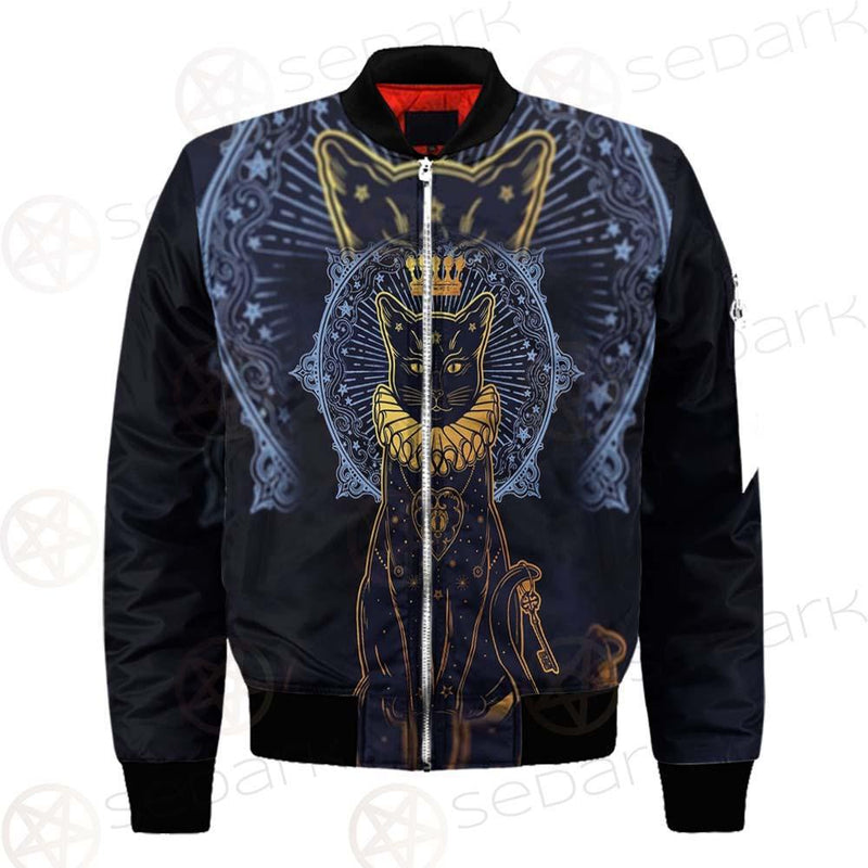 Black Cat Silhouette Portrait SDN-1056 Jacket