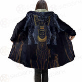 Black Cat Silhouette Portrait SDN-1056 Cloak