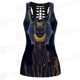 Black Cat Silhouette Portrait SDN-1056 Women Tank Top