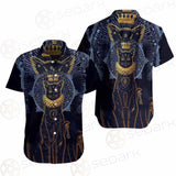 Black Cat Silhouette Portrait SDN-1056 Shirt Allover