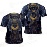 Black Cat Silhouette Portrait SDN-1056 Unisex T-shirt
