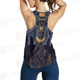 Black Cat Silhouette Portrait SDN-1056 Women Tank Top