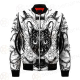 Ustration Of Cat With Flowers SDN-1057 Jacket