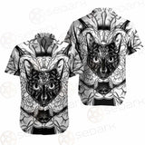 Ustration Of Cat With Flowers SDN-1057 Shirt Allover