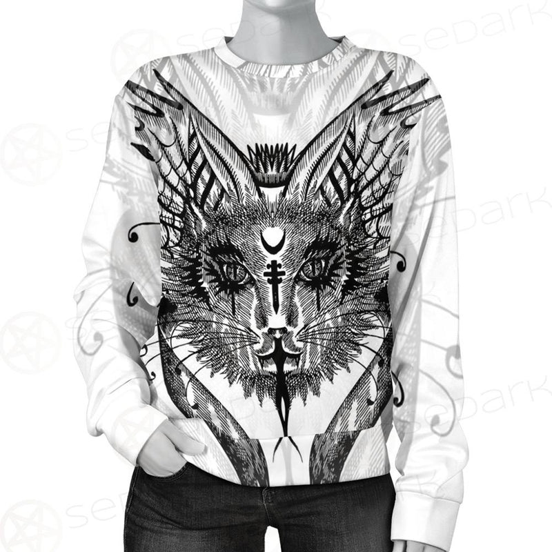 Gothic Cat SDN-1058 Unisex Sweatshirt