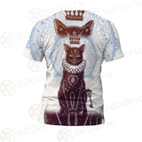 Black Cat Silhouette Portrait SDN-1059 Unisex T-shirt