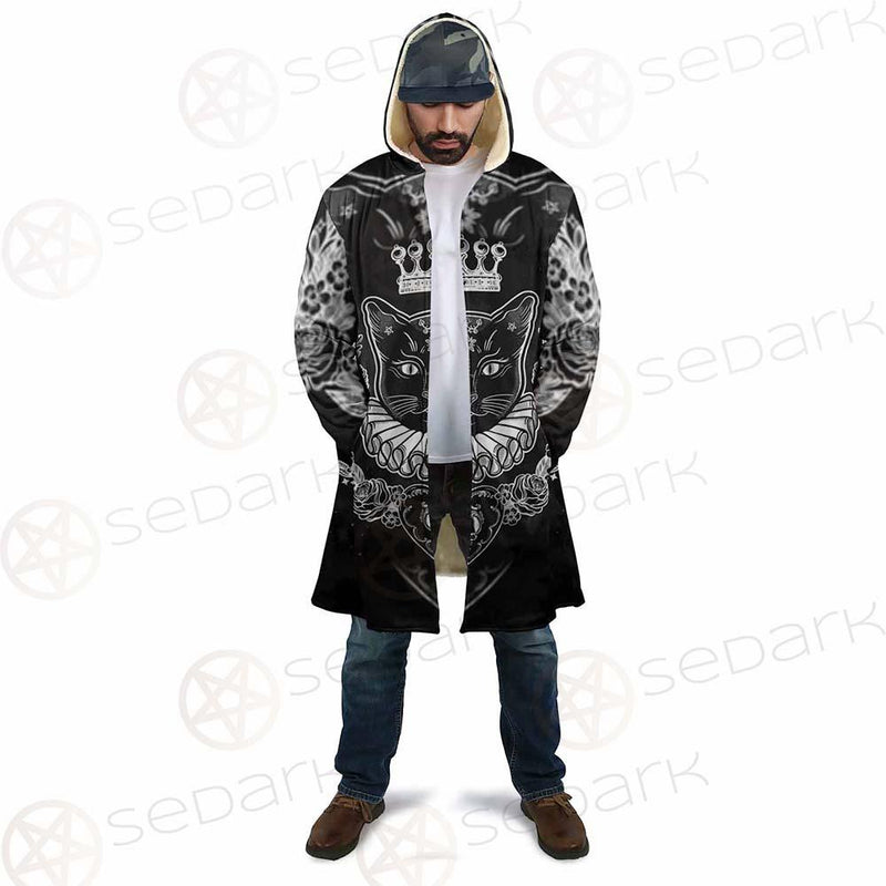 Black Cat Silhouette Portrait SDN-1060 Cloak