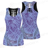 Mystical Cat Skeleton Lies SDN-1061 Women Tank Top