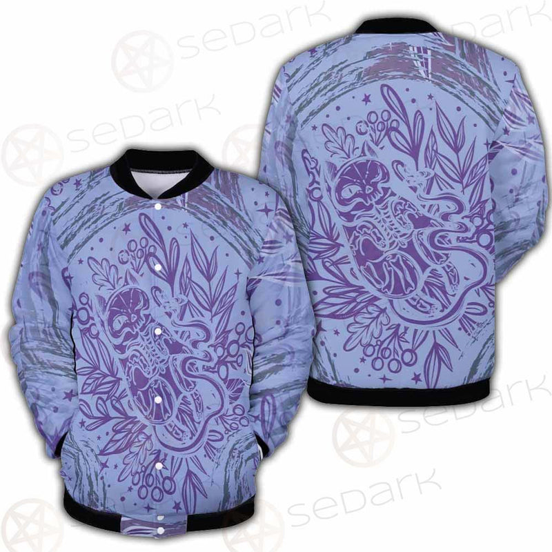 Mystical Cat Skeleton Lies SDN-1061 Button Jacket