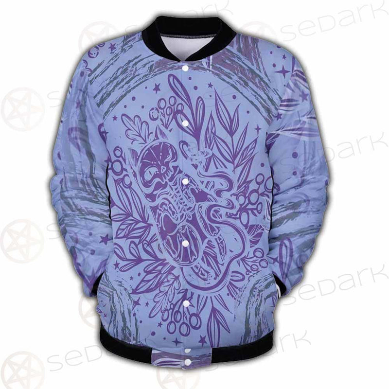 Mystical Cat Skeleton Lies SDN-1061 Button Jacket