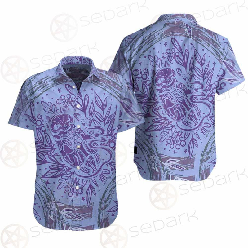 Mystical Cat Skeleton Lies SDN-1061 Shirt Allover