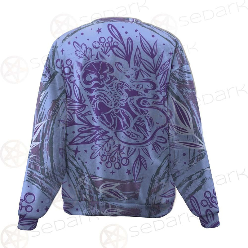 Mystical Cat Skeleton Lies SDN-1061 Unisex Sweatshirt