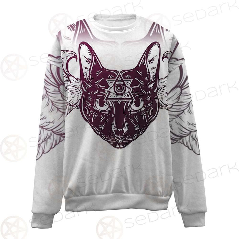 Mystical Elegant Cat SDN-1063 Unisex Sweatshirt