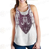 Mystical Elegant Cat SDN-1063 Women Tank Top