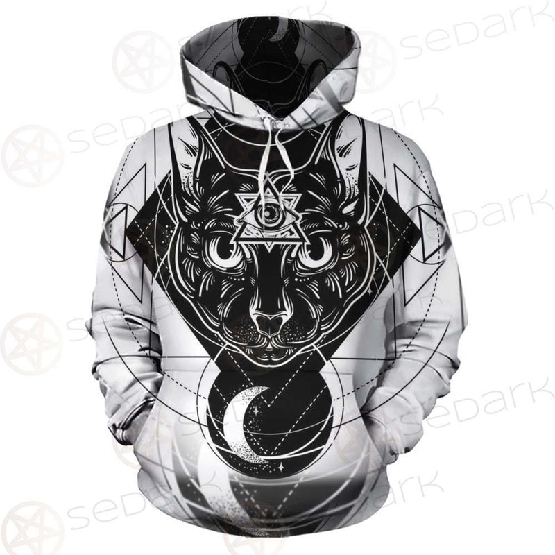 Hand Drawn Illustration Of Cat SDN-1064 Hoodie & Zip-up Hoodie