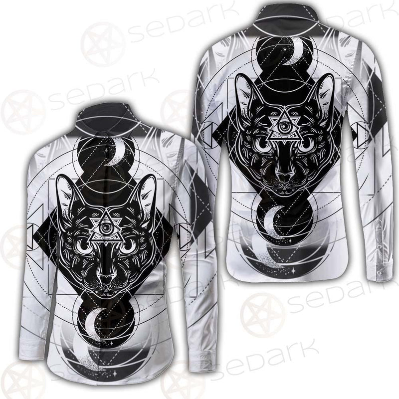 Hand Drawn Illustration Of Cat SDN-1064 Shirt Allover