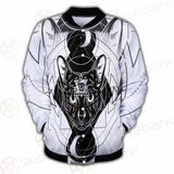 Hand Drawn Illustration Of Cat SDN-1064 Button Jacket