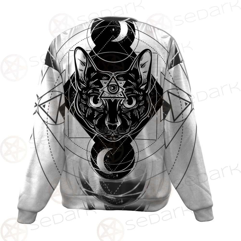 Hand Drawn Illustration Of Cat SDN-1064 Unisex Sweatshirt